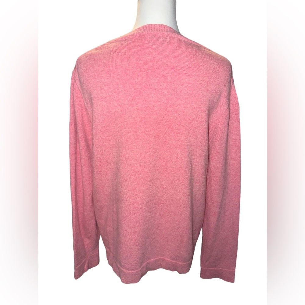 J. Crew Teddie Women's Cotton Wool Blend sweater Sz XL heathered pink - Picture 4 of 9